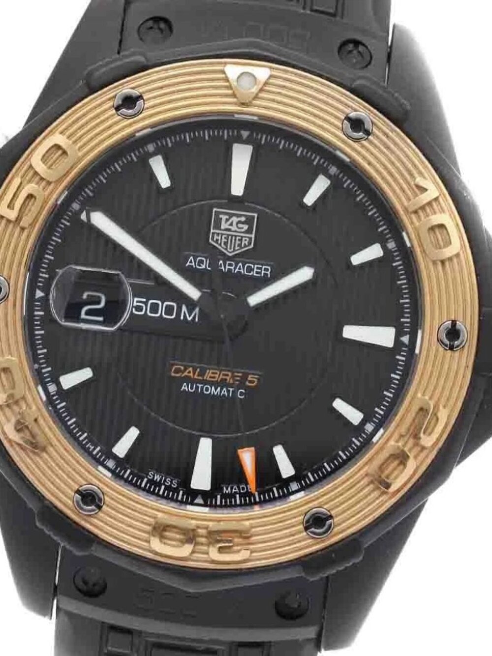 TAG HEUER Aqua Racer Caliber 5 WAJ2182 Date black Dial Automatic Men's
